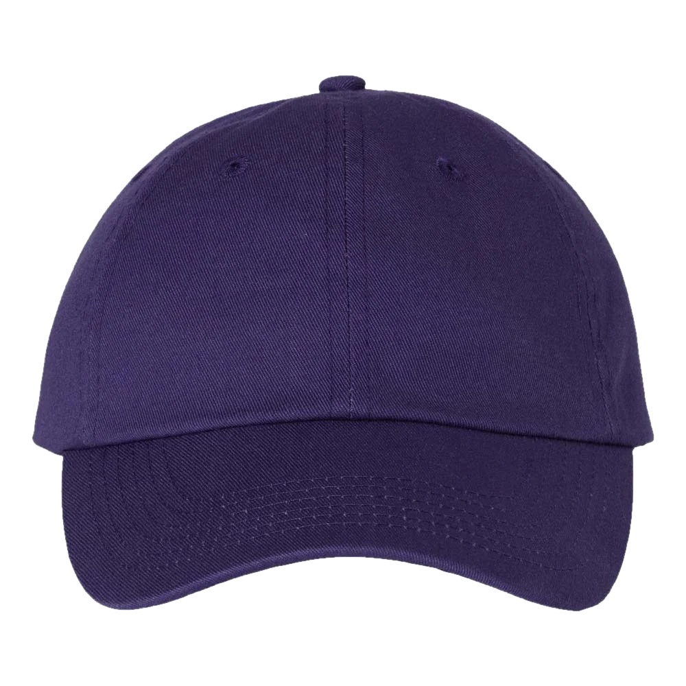 FIRST TIMER BIG FEELINGS, embroidered purple rush cap